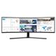 Samsung CJ89 (49 inch) Ultra Wide Curved LED Monitor 3000:1 3840x1080 5ms DisplayPort HDMI (Black)