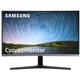 Samsung C27R500 (27 inch) Curved LED Monitor 3000:1 250cd/m2 1920x1080 4ms HDMI VGA (Dark Grey)
