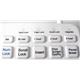 Accuratus AccuMed 540 USB Mini Sealed IP67 Antibacterial Medical Keyboard with Large High Resolution Touchpad (White)