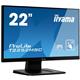iiyama ProLite T2252MSC-1 (21.5 inch Multi-touch) LED Backlit LCD Monitor 1000:1 250cd/m2 (1920x1080) 7ms VGA/HDMI/DisplayPort (Black)