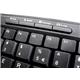 Accuratus 540RF Mini Wireless 2.4GHz Keyboard with Media Buttons and Built-in Touchpad (Black)