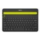 Logitech K480 Bluetooth Multi-Device Keyboard (Black) - Deutsch