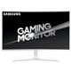 Samsung C32JG51 (32 inch) Curved LED Monitor 3000:1 250cd/m2 1920x1080 4ms DisplayPort HDMI (White)