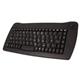Accuratus 5010 USB Mini Keyboard with Trackball (Black)