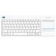 Logitech K400 Plus Wireless Keyboard with Touchpad (White) - UK English