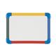Bi-Office Schoolmate Laptop Board, Double Sided Plain Non-magnetic /Gridded Magnetic surface, 4 colours Plastic Frame, A4 (pack of 10)