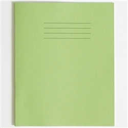 Rhino Project Plain 12mm Ruled Alternate 205x165mm Green 32 Page Pack of 100 PW02550 3P