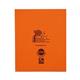 Rhino Exercise Book 8mm Ruled 205x165mm Orange 48 Page Pack of 100 Ex342118 3P