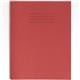 Rhino Project Book Top Blank Bottom 15mm Ruled 230x180mm Red 32 Page Pack of 100 PW02320 3P