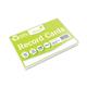 Silvine Climate Friendly Lined Record Cards 6 x 4in 564RE