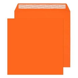 Blake Creative Colour PumPKin Orange Superseal Square Wallet 220x220mm 120Gm2 Pack 250 Code 505 3P