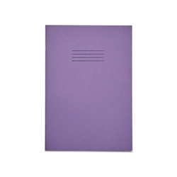 Rhino Exercise Book 10mm Square A4 Purple 80 Page Pack of 100 Ex668361-5 3P