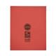 Rhino Project Book Top Blank Bottom 12mm Ruled 205x165mm Red 32 Page Pack of 100 PW02568 3P