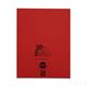 Rhino Project Book Top Blank Bottom 15mm Ruled 230x180mm Red 32 Page Pack of 100 PW02320 3P