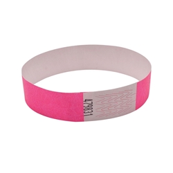 Announce Wrist Bands 19mm Pink (Pack of 1000) AA01837
