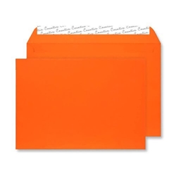 Blake Creative Senses Orange Velvet Superseal Wallet 162x229mm 140Gm2 Pack 125 Code V642 3P