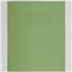 Rhino Project Book Top Blank Bottom 8mm Ruled 205x165mm Green 32 Page Pack of 100 PW02513 3P