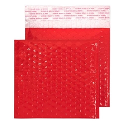 Blake Purely Packaging Red Neon Gloss Superseal Square Wallet 165x165mm 70mu PK100 Code Ngr165 3P