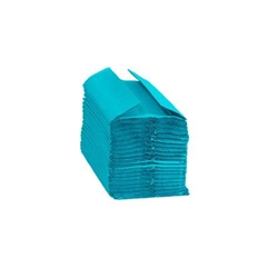 Purely Smile Hand Towels C Fold 1ply Blue Case/2400