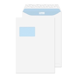 Blake Premium Office Ultra White Wove Window Superseal Pocket 324x229mm 120G PK250 Code 36126De 3P