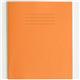 Rhino Exercise Book 8mm Ruled 205x165mm Orange 48 Page Pack of 100 Ex342118 3P