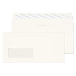 Blake Premium Business High White Wove Window Superseal Wallet 110x220mm 120G PK25 Code 35264 3P