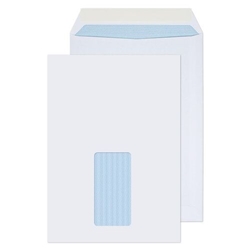 Blake Purely Everyday Ultra White Window Superseal Pocket 229x162mm 120Gm2 Pack 500 Code 33084 3P
