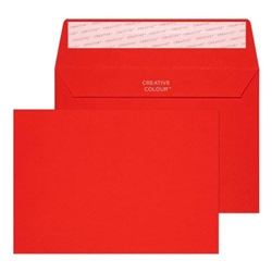 Blake Creative Colour Pillar Box Red Superseal Wallet 114x162mm 120Gm2 Pack 25 Code 15106 3P