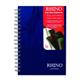 Rhino Twinwire Book 8mm Ruled A6 Blue 160 Page Pack of 5 RTWA6B 3P