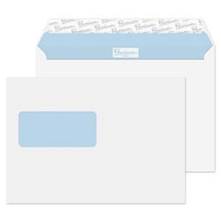 Blake Premium Office Ultra White Wove Window Superseal Wallet 162x229mm 120G PK500 Code 34217 3P