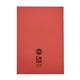 Rhino Exercise Book 8mm Ruled Margin A4 Red 48 Page Pack of 100 Ex68184 3P