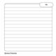 Notebook 6mm Ruled 205x115mm Light Blue 80 Page Pack of 100 NB02220 3P