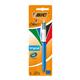 Bic 4 Colours Retractable Ballpoint Pen Black/Blue/Red/Green (Pack of 10) 8032232