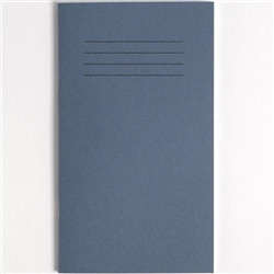 Notebook 8mm Ruled 205x115mm Dark Blue 80 Page Pack of 100 NB02217 3P