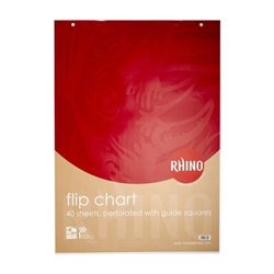Rhino Essentials Flipchart Printed A1 40 Leaves S20/B RHFC5 3P