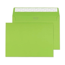 Blake Creative Colour Lime Green Superseal Wallet 162x229mm 120Gm2 Pack 25 Code 45307 3P