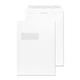 Blake Creative Colour Ice White Window Superseal Pocket 324x229mm 120Gm2 Pack 250 Code 950W 3P