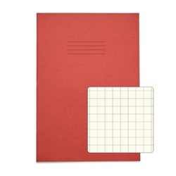 Rhino Special Exercise Book A4 S10 Red Cover Cream 48 Page Ex681260CV 3P