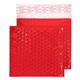 Blake Purely Packaging Red Neon Gloss Superseal Square Wallet 165x165mm 70mu PK100 Code Ngr165 3P