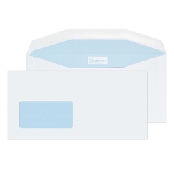 Blake Premium Postfast White Window Gummed Wallet 114X235mm 90Gm2 Pack 500 Code Pf904Dg 3P