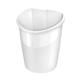 CEP Ellypse Xtra Strong Waste Bin 15 Litre Arctic White 1003200021