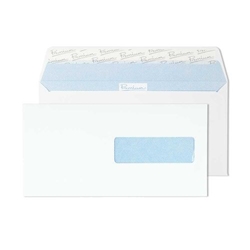 Blake Premium Office Ultra White Wove Window Superseal Wallet 110x220mm 120G PK500 Code 32276Se 3P