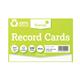 Silvine Climate Friendly Lined Record Cards 6 x 4in 564RE