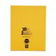 Rhino Exercise Book 8mm Ruled Margin 230x180mm Yellow 48 Page Pack of 100 Ex352115 3P
