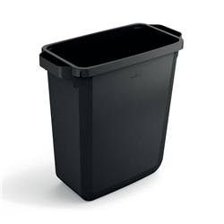 Durable Durabin Eco Bin 60 Litre Rectangular 282x590x600mm Black 1800503221