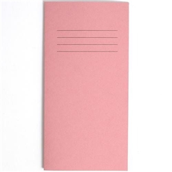 Notebook 10mm Square 205x102mm Pink 32 Page Pack of 100 NB005119 3P