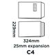 Blake Purely Environmental White Window Superseal Gusset Pocket 324x229x25 140G PK125 Code Rn091 3P