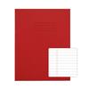Rhino Exercise Book 8mm Ruled 80 Pages 9x7 Red (Pack of 100) VC46631