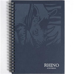 Rhino Twinwire Book 8mm Ruled A5 Blue 180 Page Pack of 5 RTWA5B 3P
