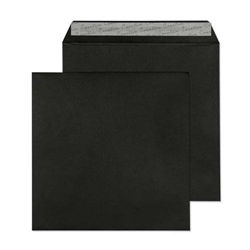 Blake Creative Colour Jet Black Superseal Square Wallet 160x160mm 120Gm2 Pack 500 Code 614 3P